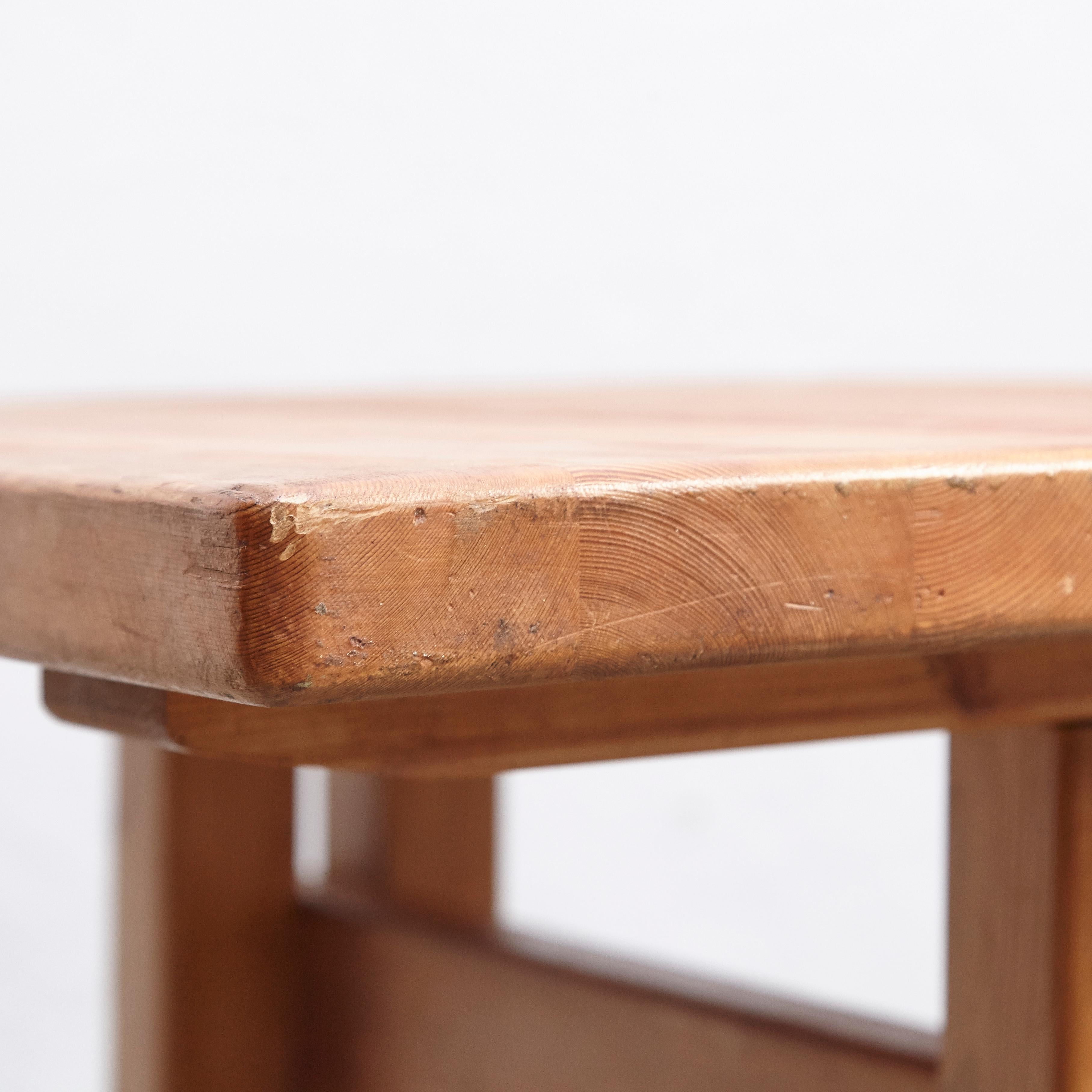 Charlotte Perriand Small Wood Table for Les Arcs, circa 1960 1