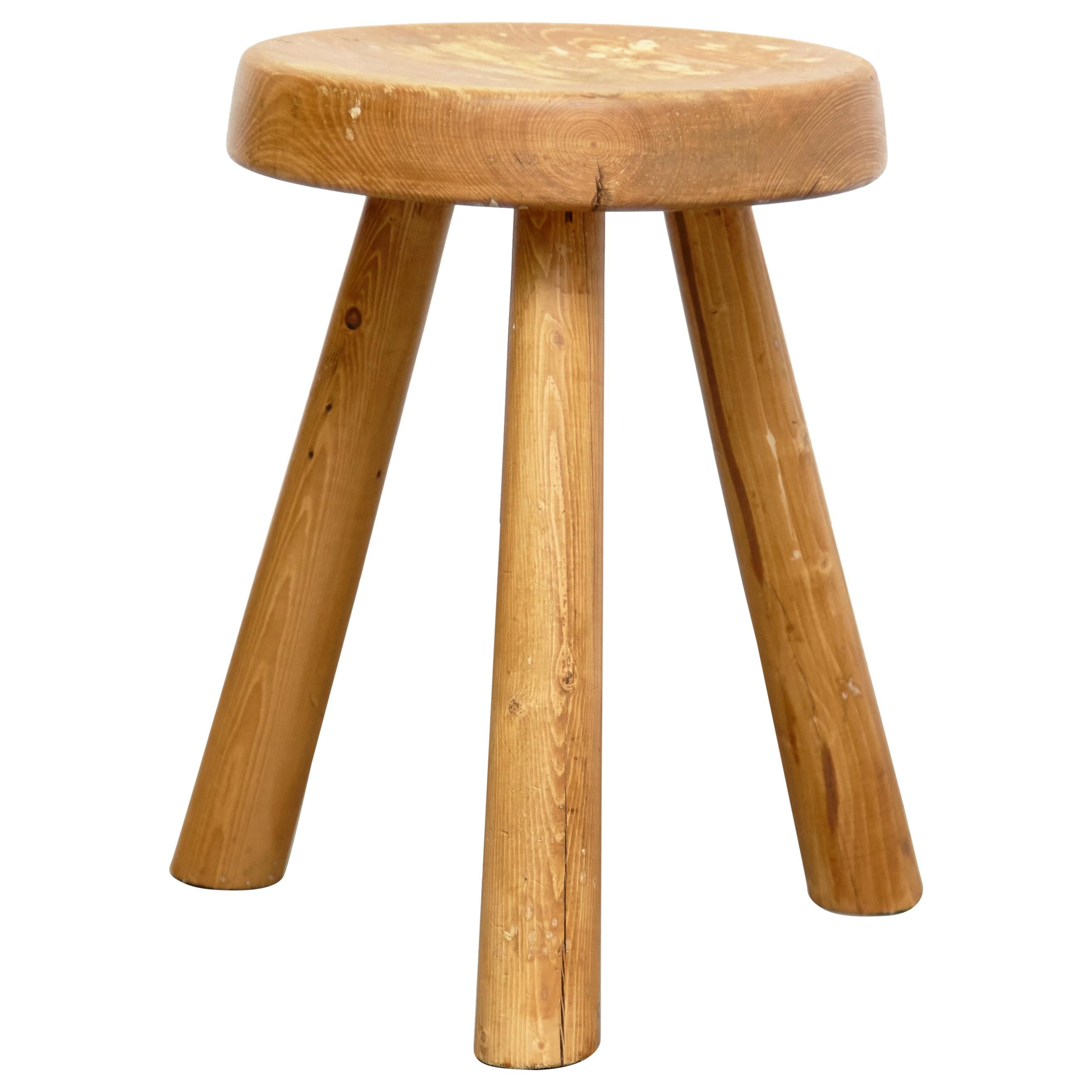 Charlotte Perriand Stool for Les Arcs, circa 1960