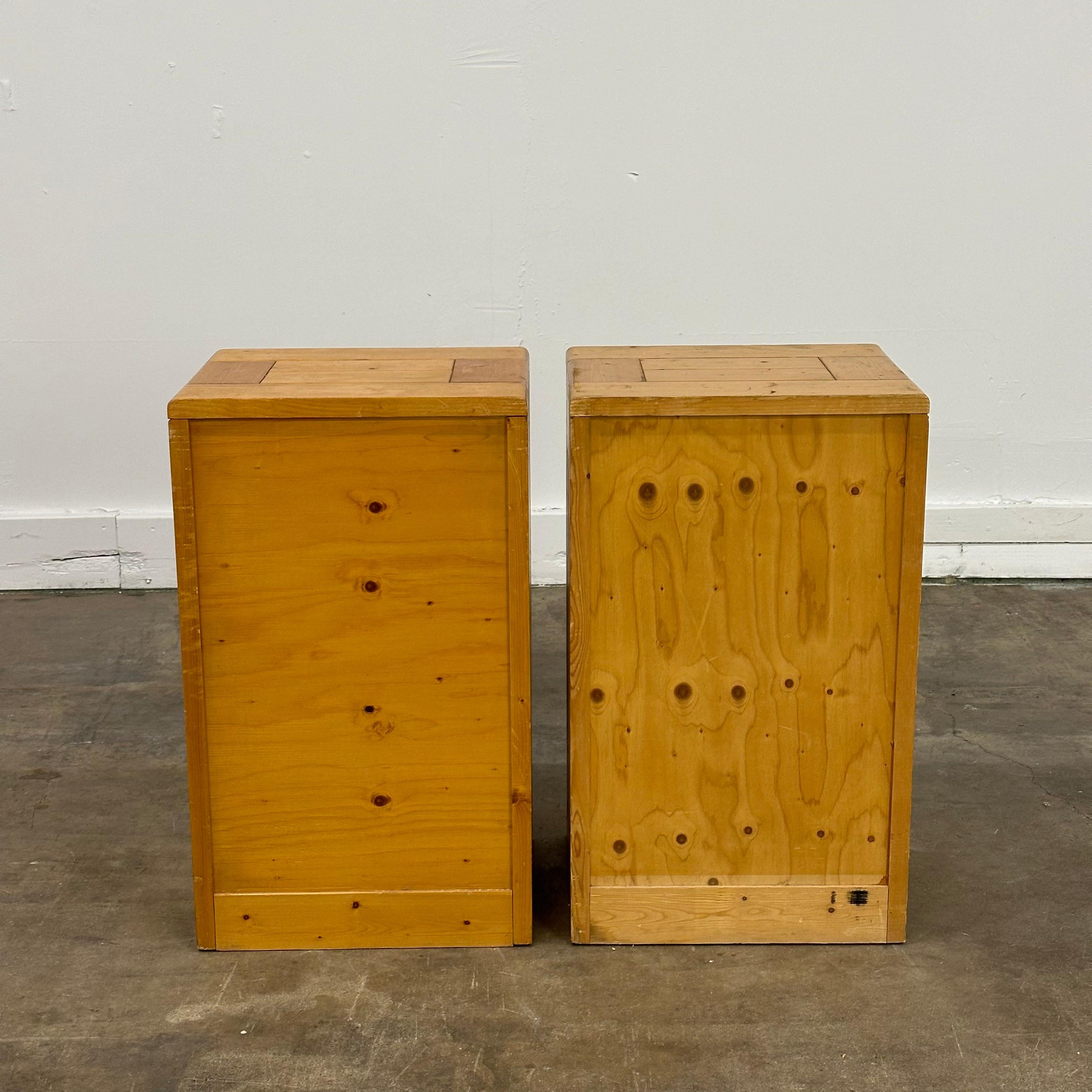 Charlotte Perriand storage pair of storage cabinets for Les Arcs, France, 1960s 3