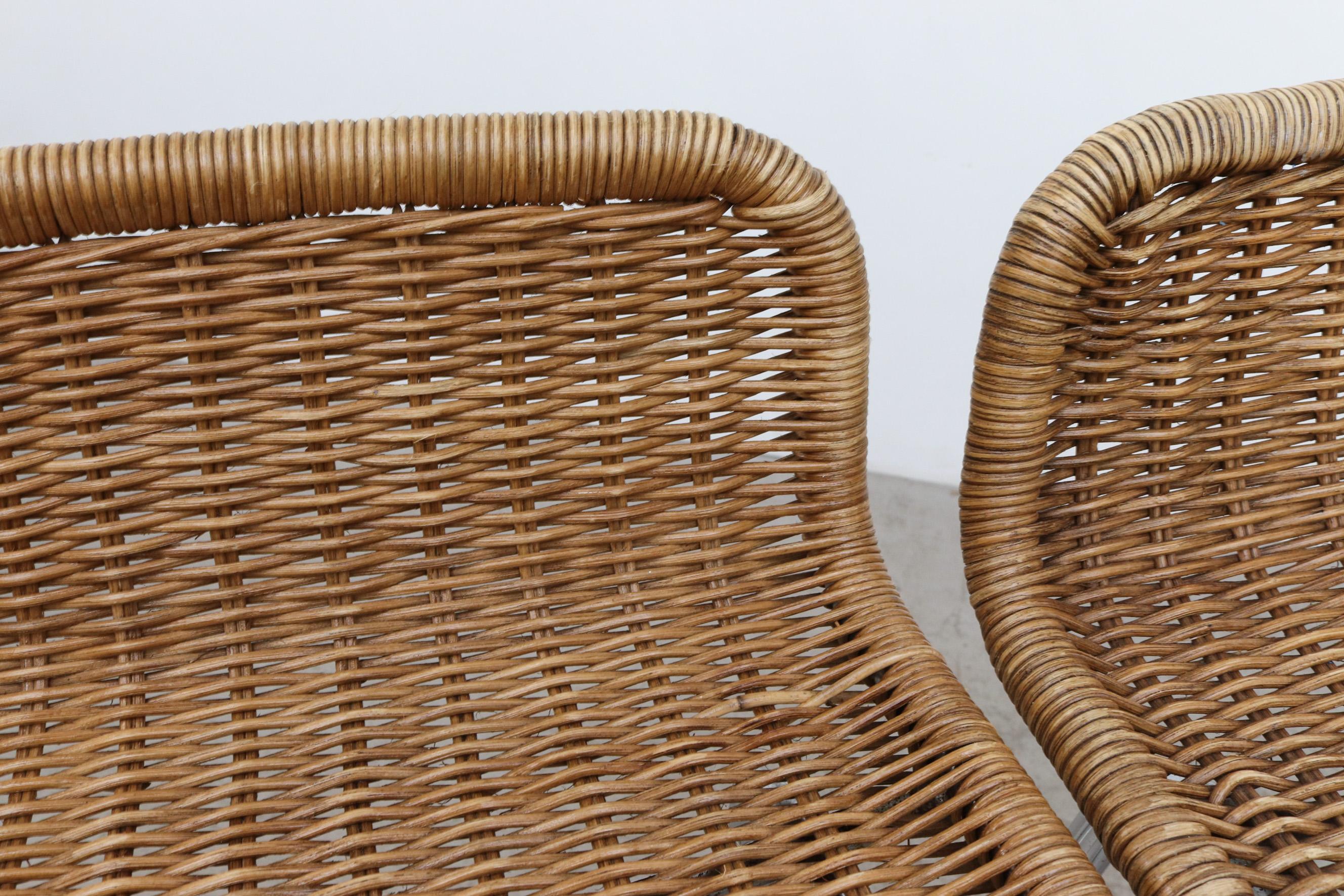 Mid-20th Century Charlotte Perriand Style Bar Stools