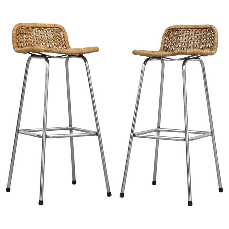Charlotte Perriand Style Bar Stools For Sale at 1stDibs