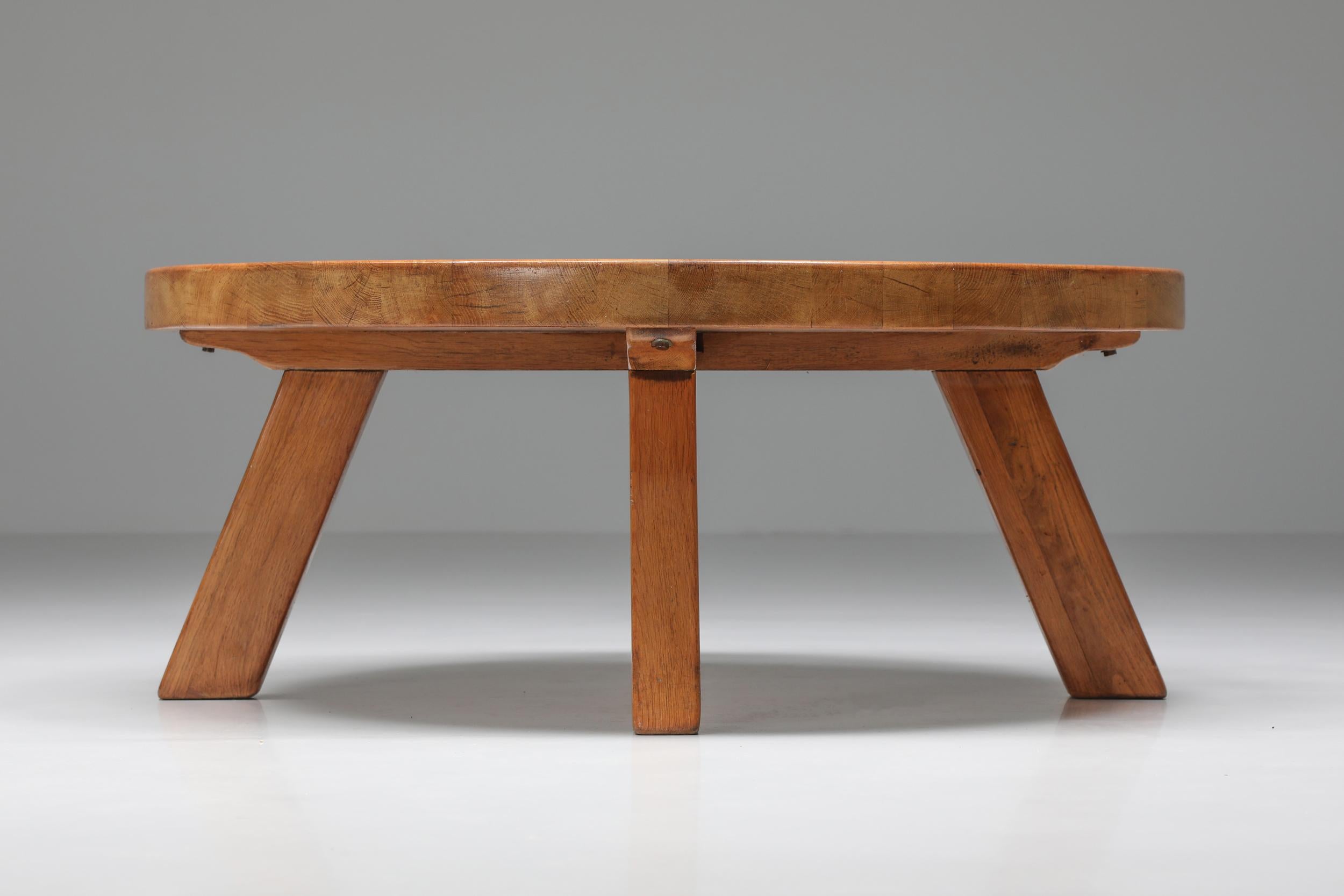 Moderne Charlotte Perriand Style Coffee Table, France, 1960s en vente