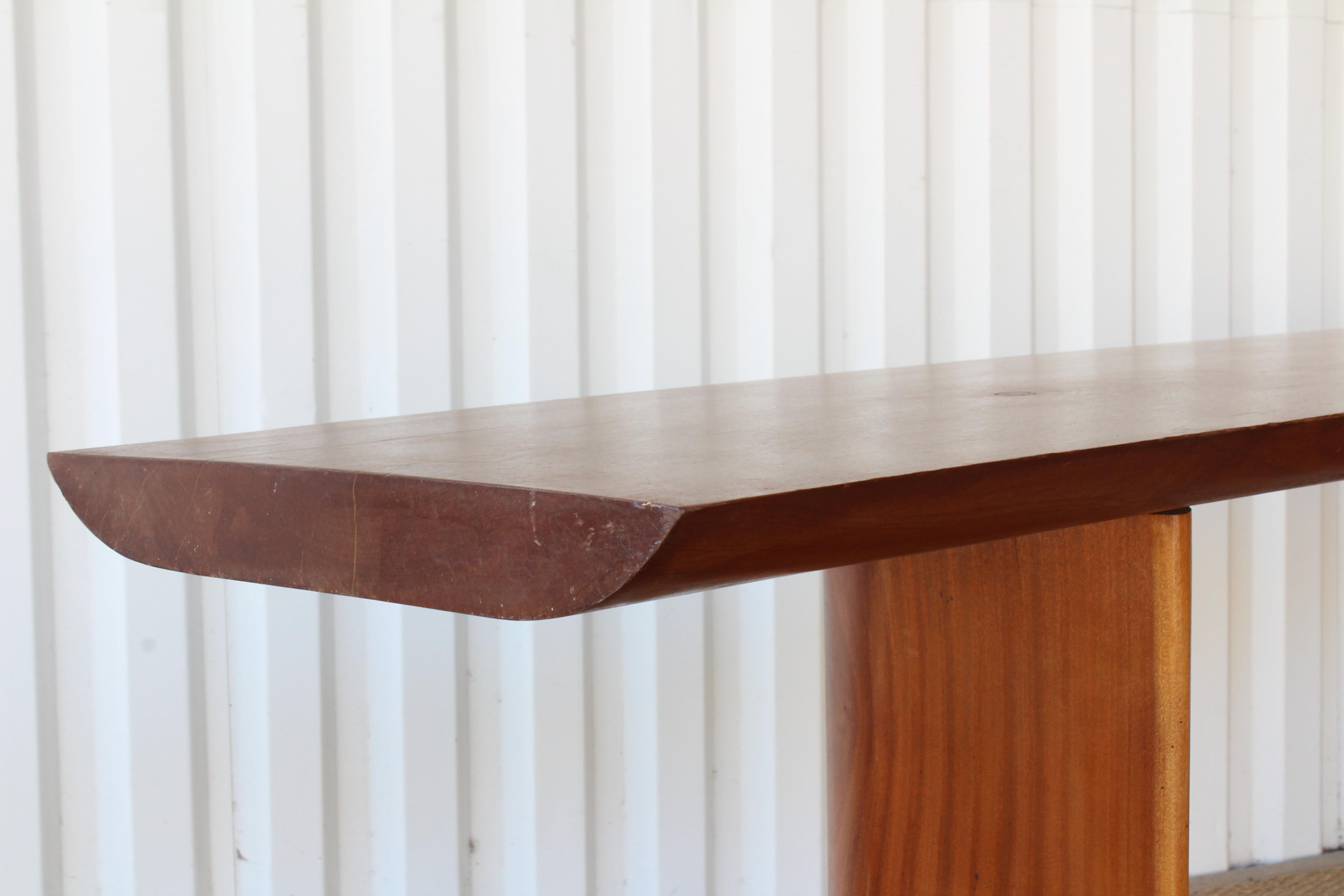 Mid-Century Modern Charlotte Perriand Style Console Table, France, 1960s