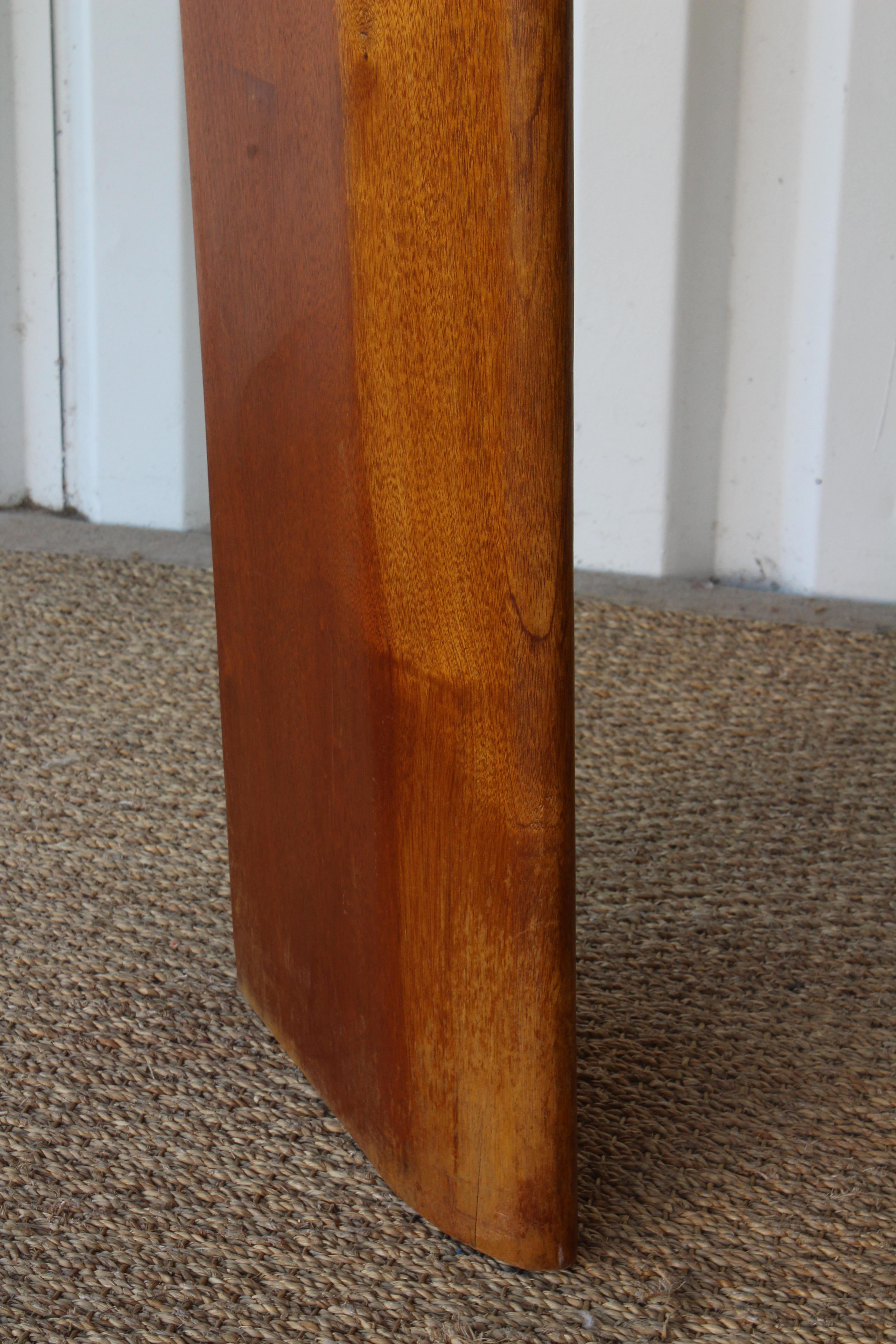 Elm Charlotte Perriand Style Console Table, France, 1960s