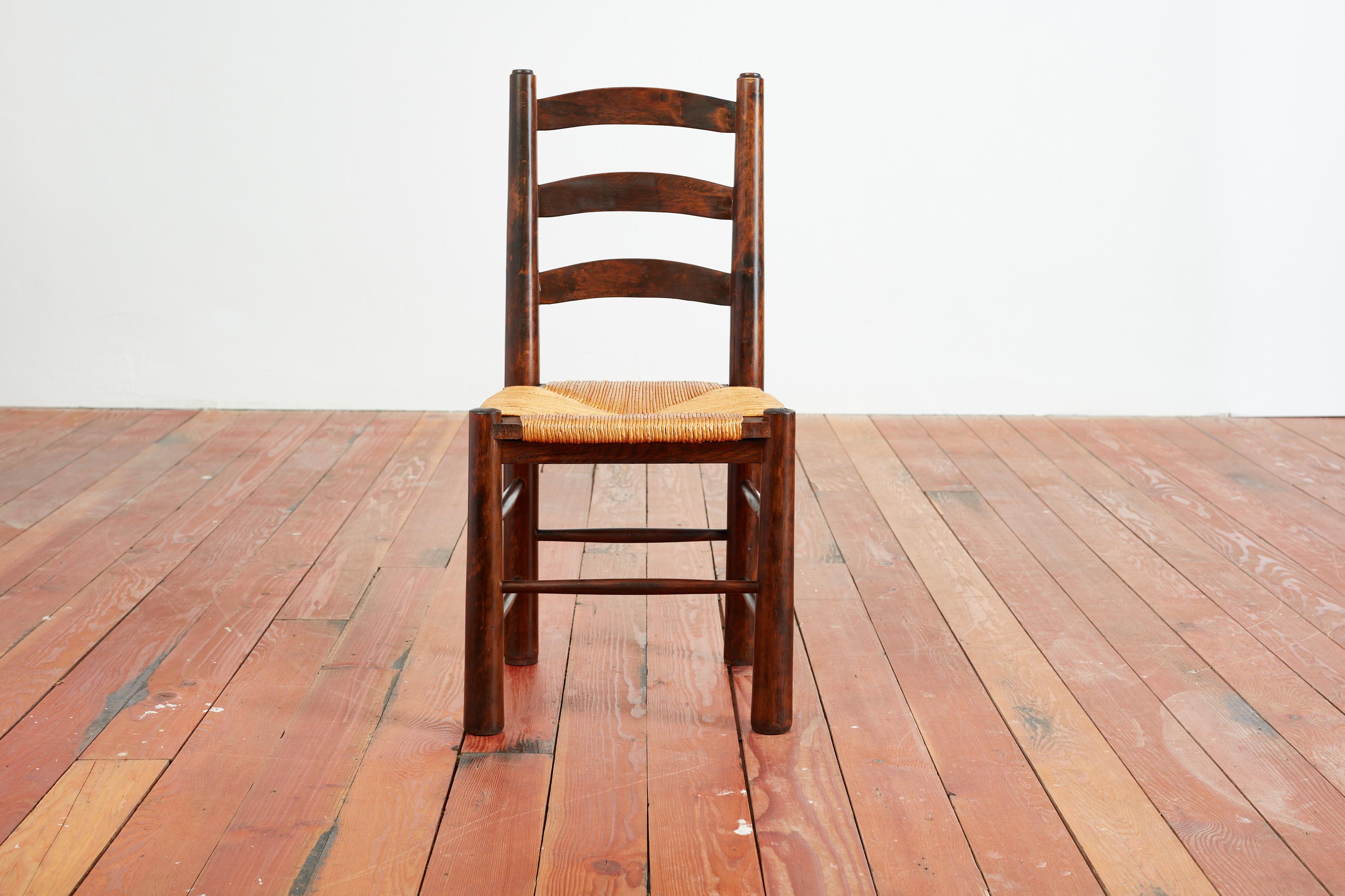 Mid-20th Century Charlotte Perriand Style Dining Chairs