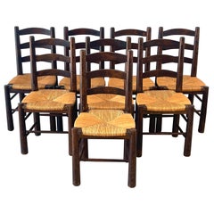 Charlotte Perriand Style Dining Chairs