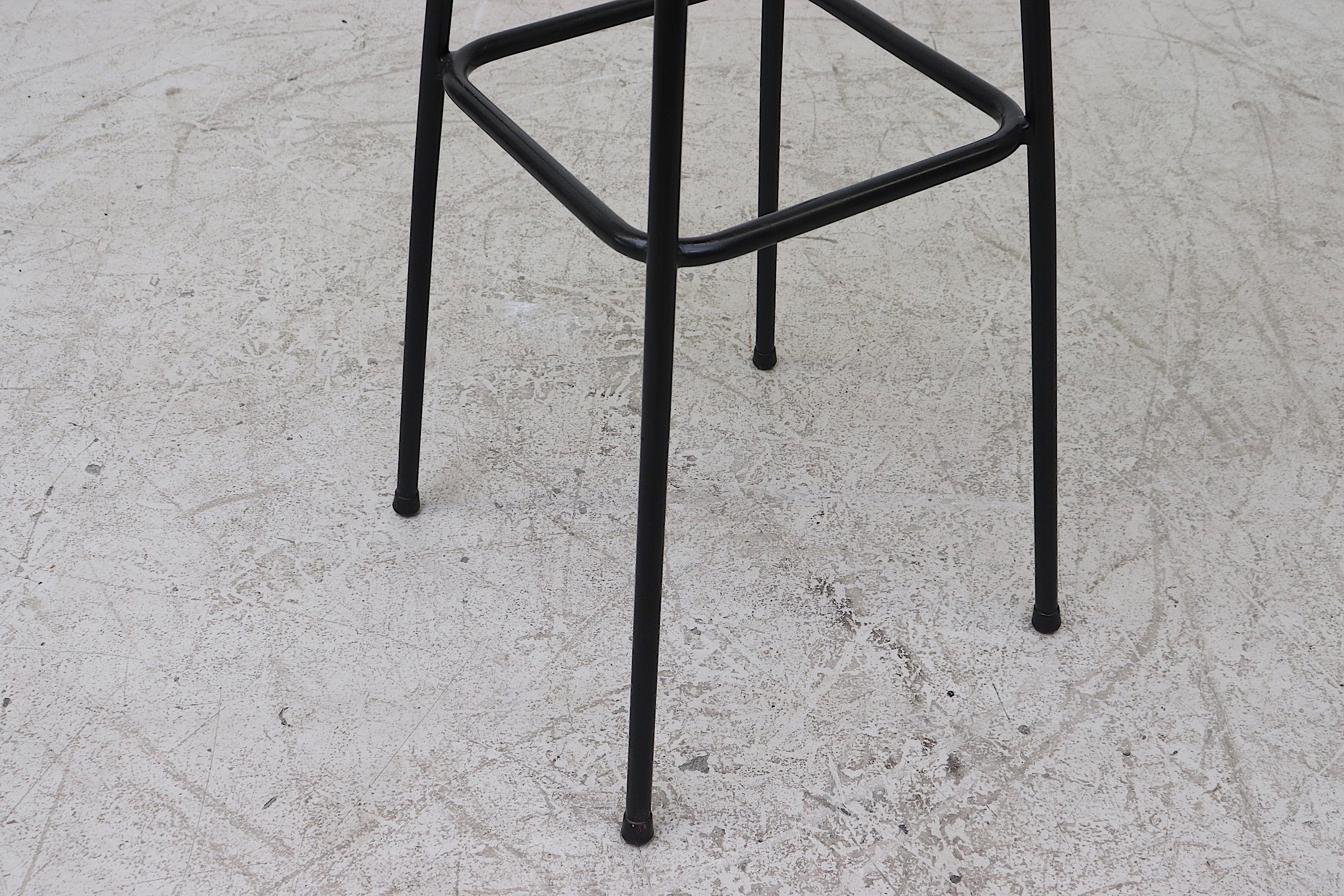 Charlotte Perriand Style Wicker Bar Stool 2
