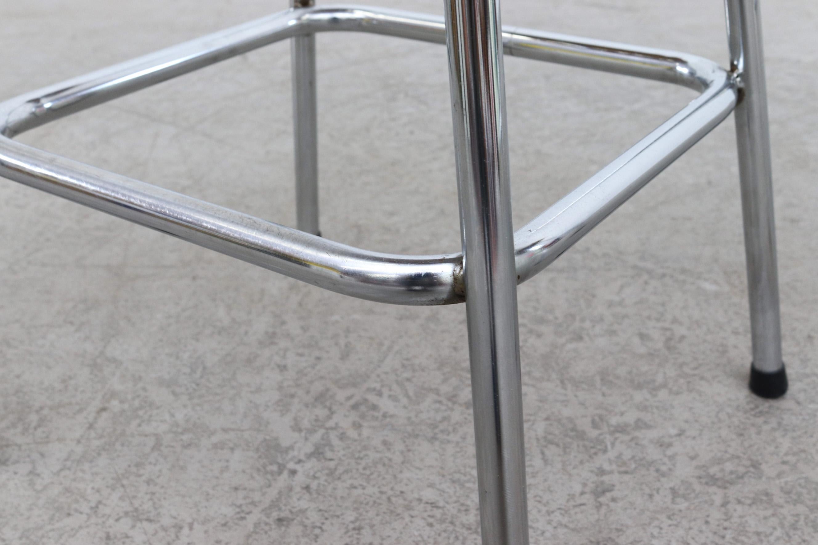 Charlotte Perriand Style Wicker Counter Stools 4