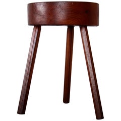 Charlotte Perriand Style Wood Stool