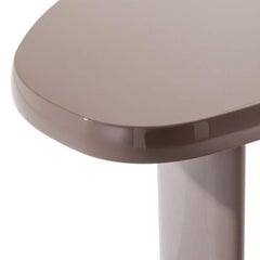 Charlotte Perriand Table En Forme Libre, Glacé Brown Lacquered Wood by Cassina