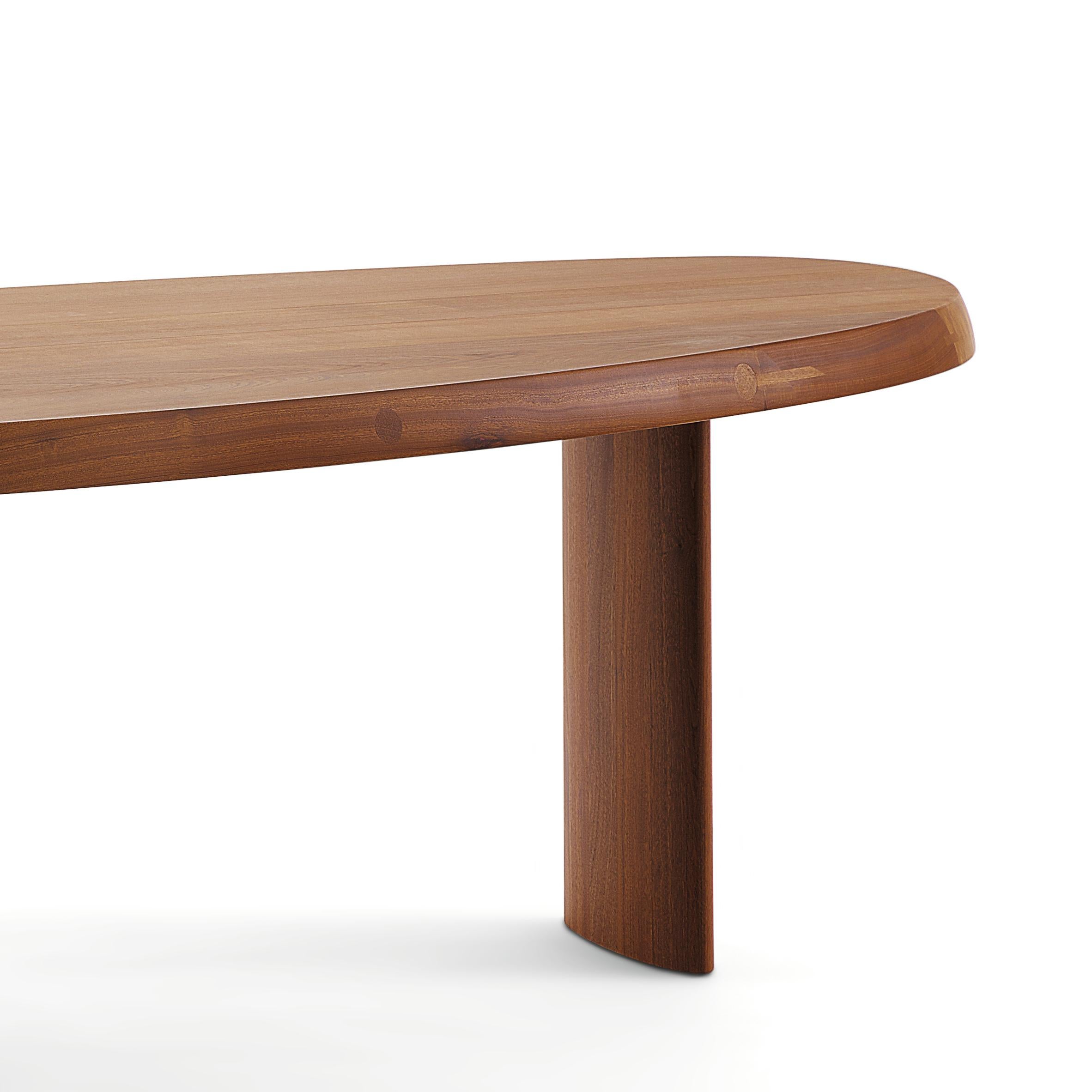 Italian Charlotte Perriand Table En Forme Libre, Wood by Cassina For Sale