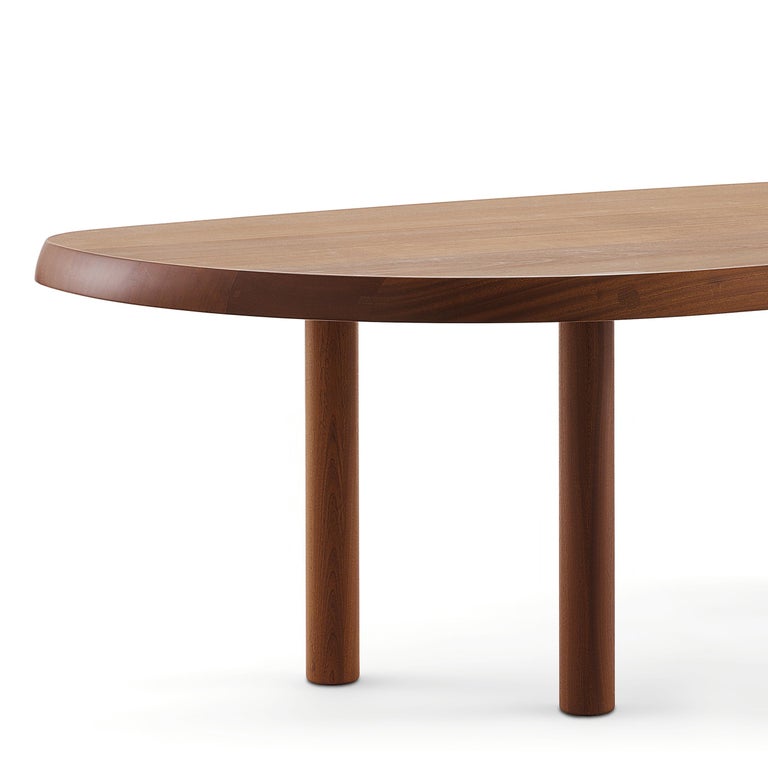 Charlotte Perriand Table En Forme Libre, Wood by Cassina For Sale 1