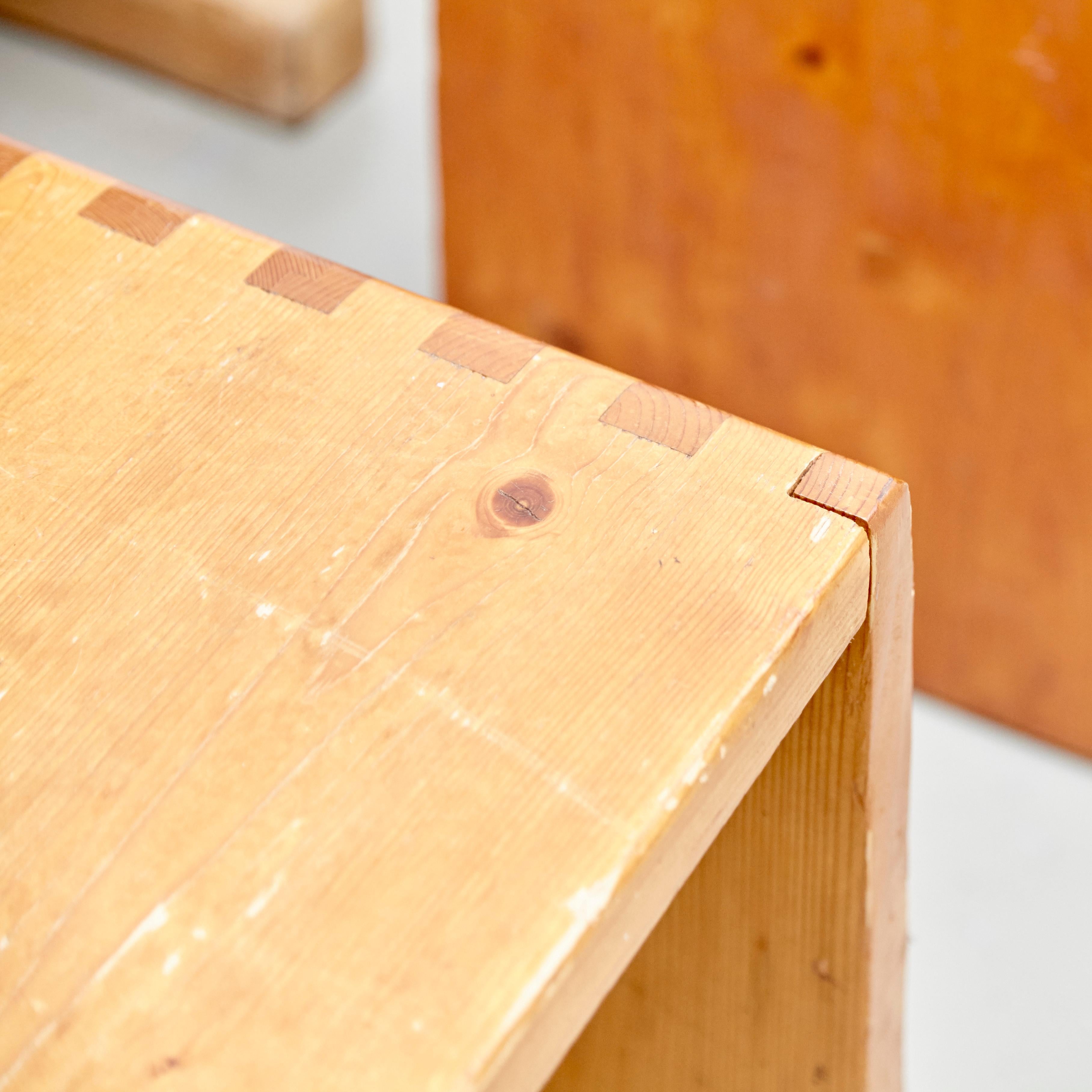 Charlotte Perriand Table, Stools and Bench for Les Arcs 6