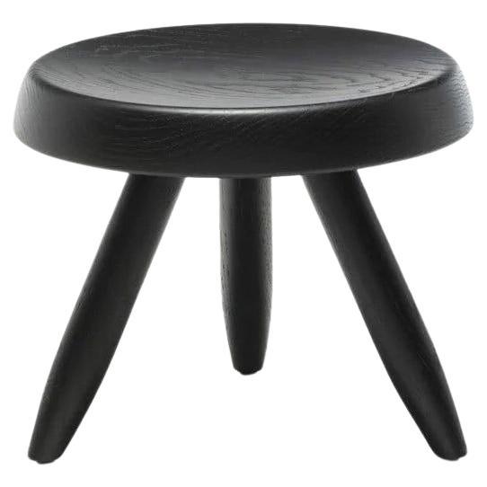 Sgabello Tabouret Berger di Charlotte Perriand in nero in vendita