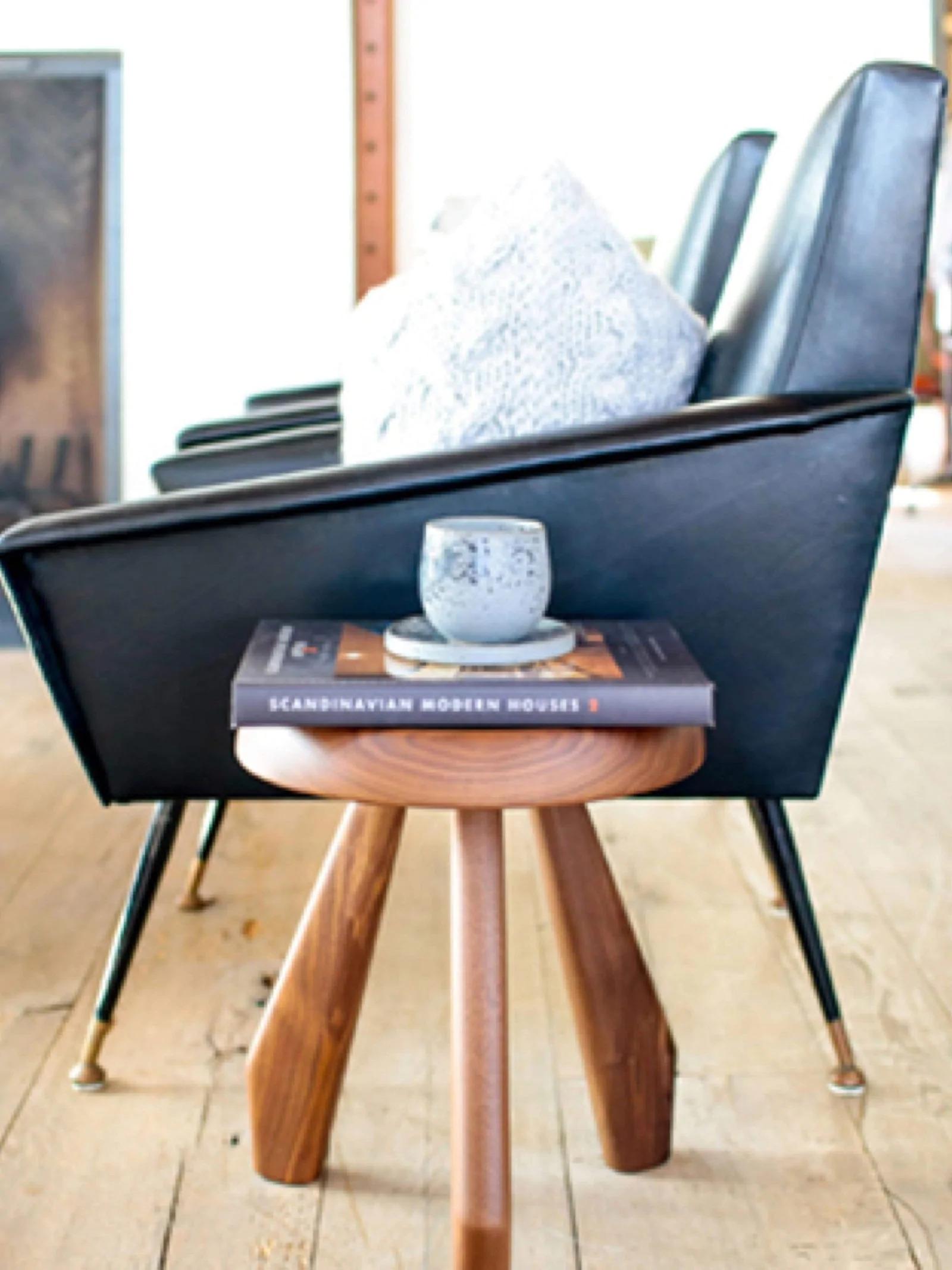 Charlotte Perriand designed pieces that were meant to be comfortably used and enjoyed in a space; the Meribel stool does just that. These stools can be used alone as additional seating or combined into groupings for a stunning effect. Constructed of