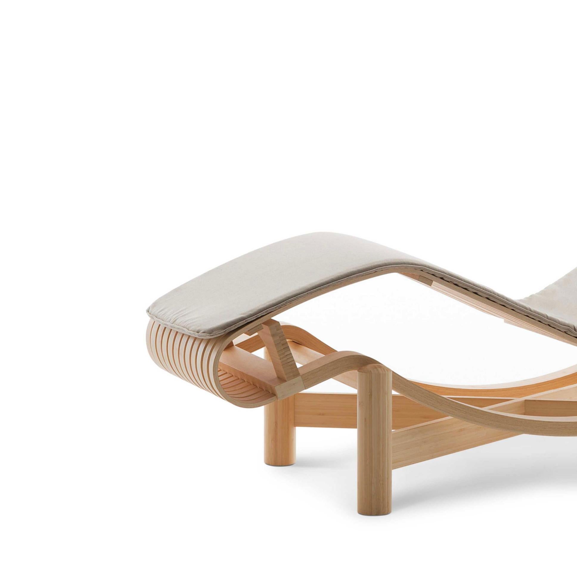 Charlotte Perriand Chaise Longue Tokio Bambú Para Cassina Siglo XXI y contemporáneo en venta