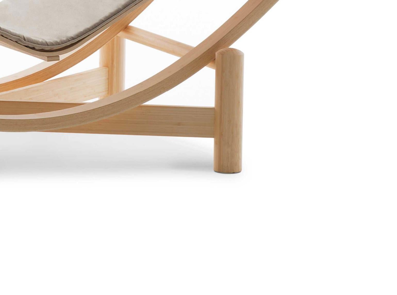 Charlotte Perriand Chaise Longue Tokio Bambú Para Cassina en venta 2