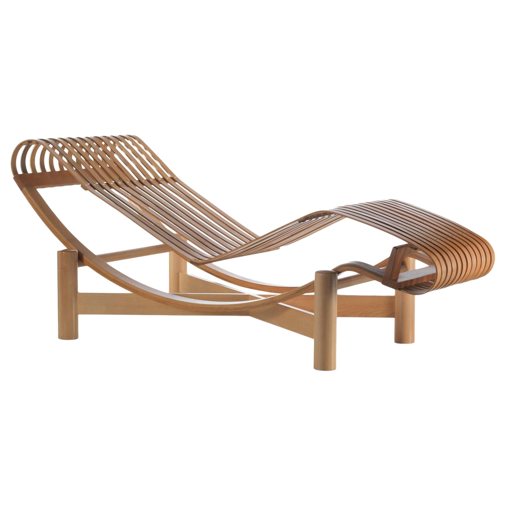 Bamboo Charlotte Perriand Tokyo Chaise Longue by Cassina For Sale