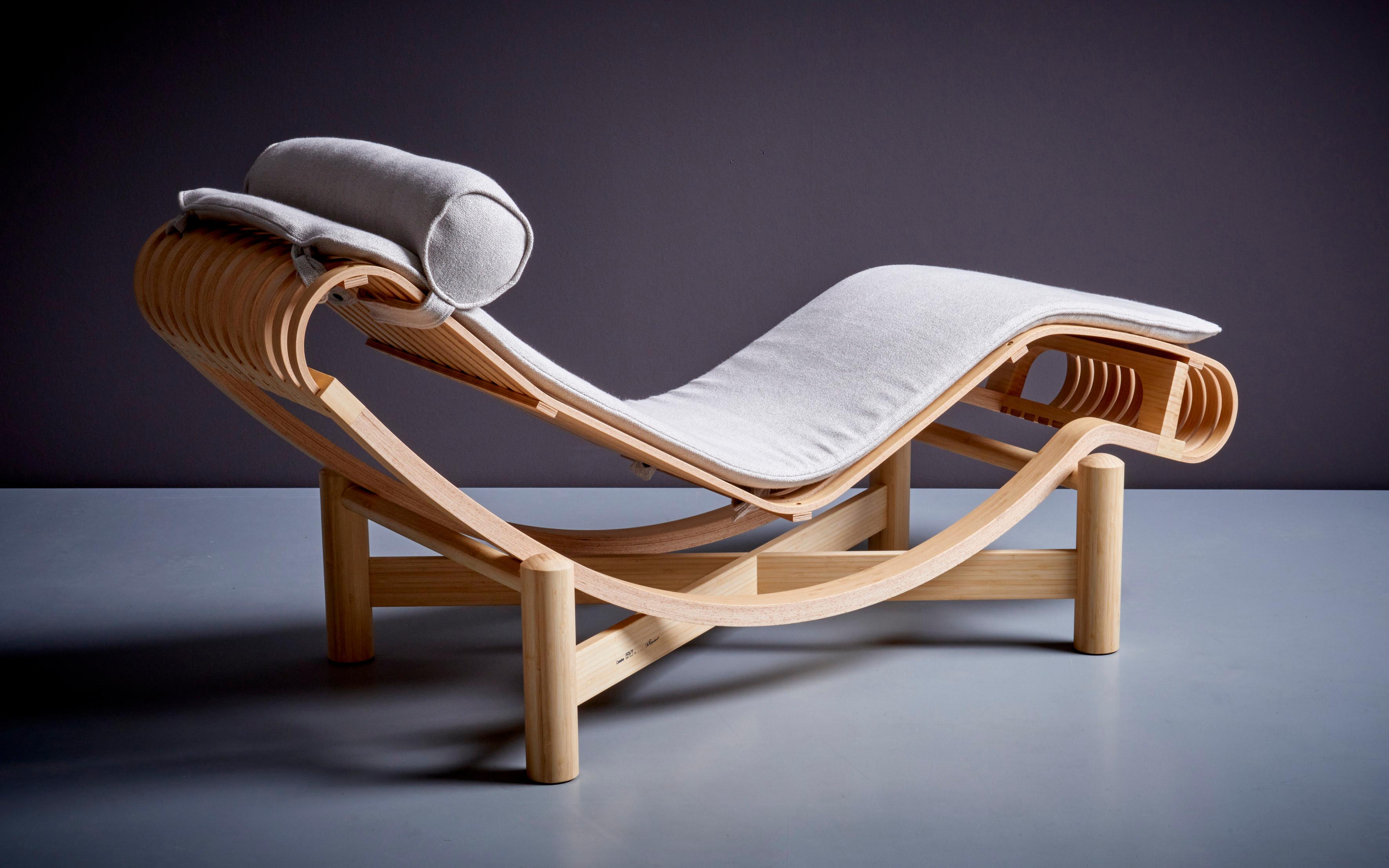 Contemporary Charlotte Perriand Tokyo Chaise Longue for Cassina, Italy, new For Sale