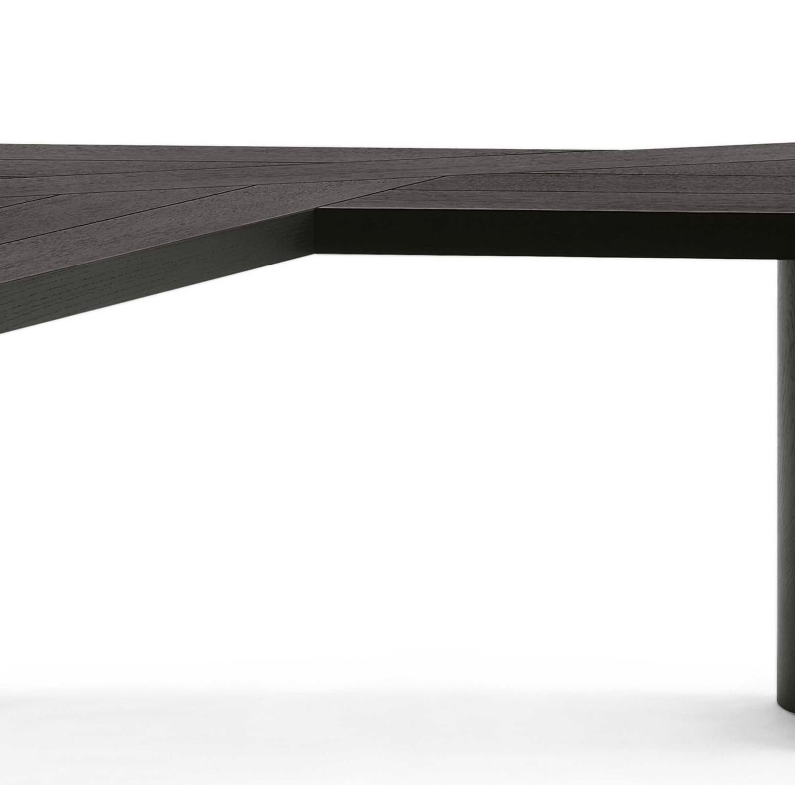 Contemporary Charlotte Perriand Ventaglio Black Oak  Work Table For Cassina For Sale