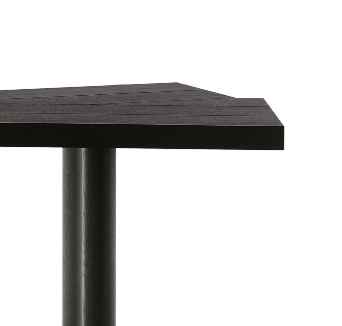 Walnut Charlotte Perriand Ventaglio Black Oak  Work Table For Cassina For Sale