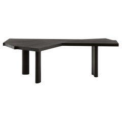 Charlotte Perriand Ventaglio Black Oak  Work Table For Cassina
