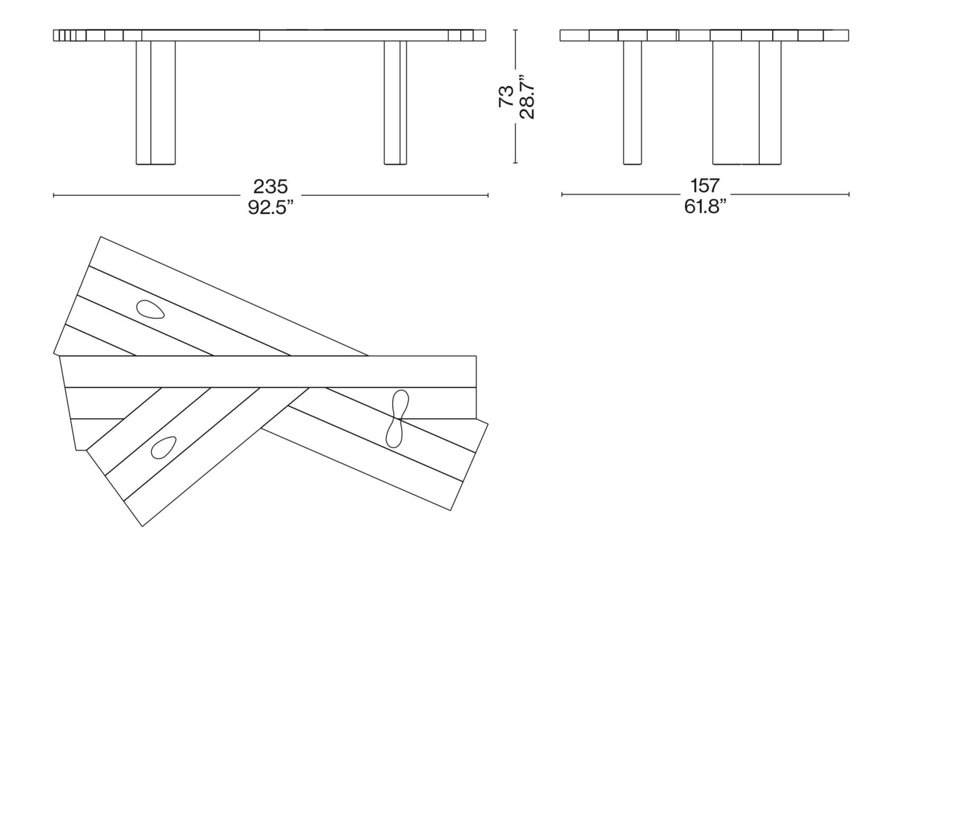 Charlotte Perriand Ventaglio Mesa de trabajo de roble natural para Cassina en venta 5