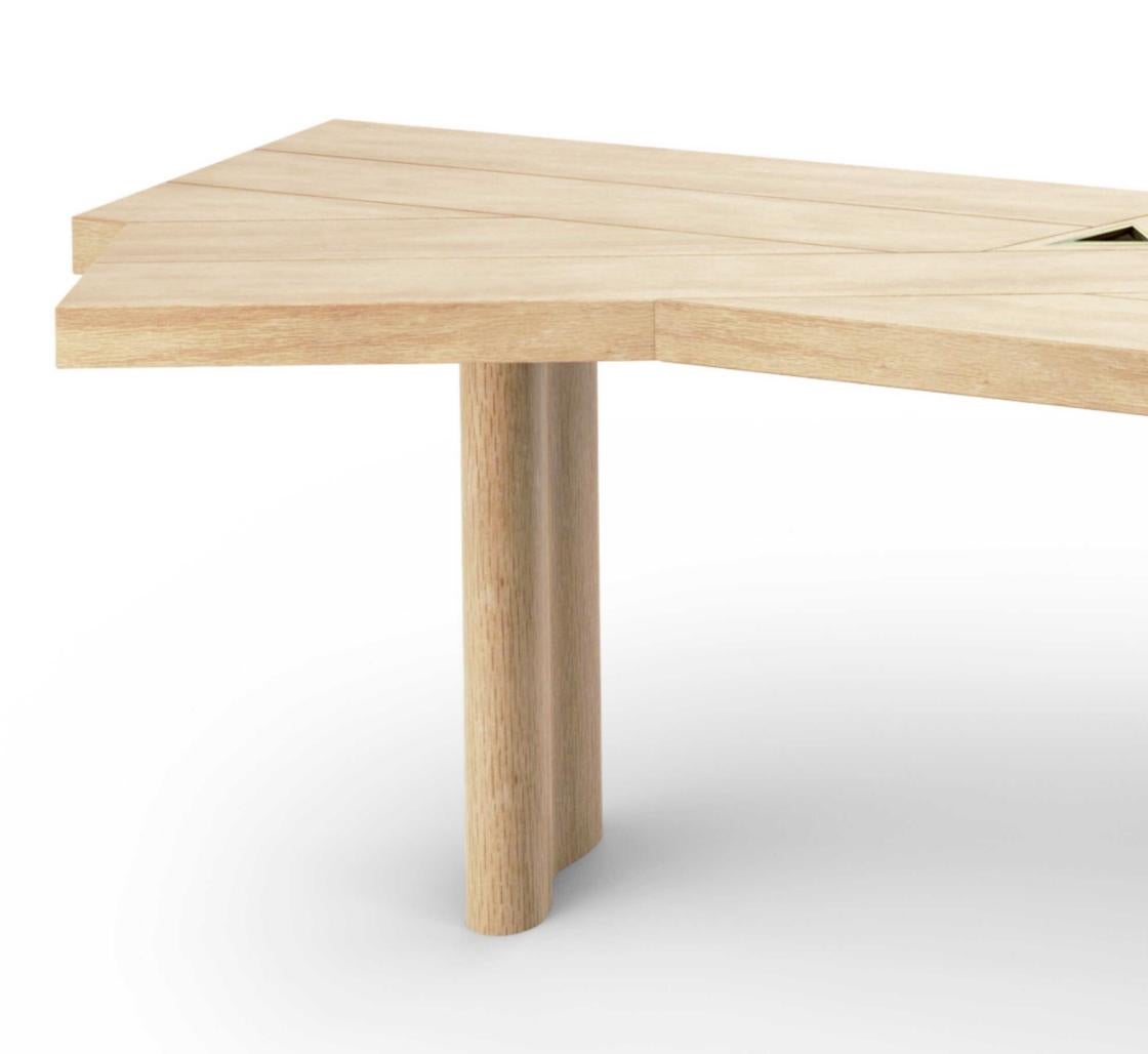 Charlotte Perriand Ventaglio Mesa de trabajo de roble natural para Cassina Siglo XXI y contemporáneo en venta