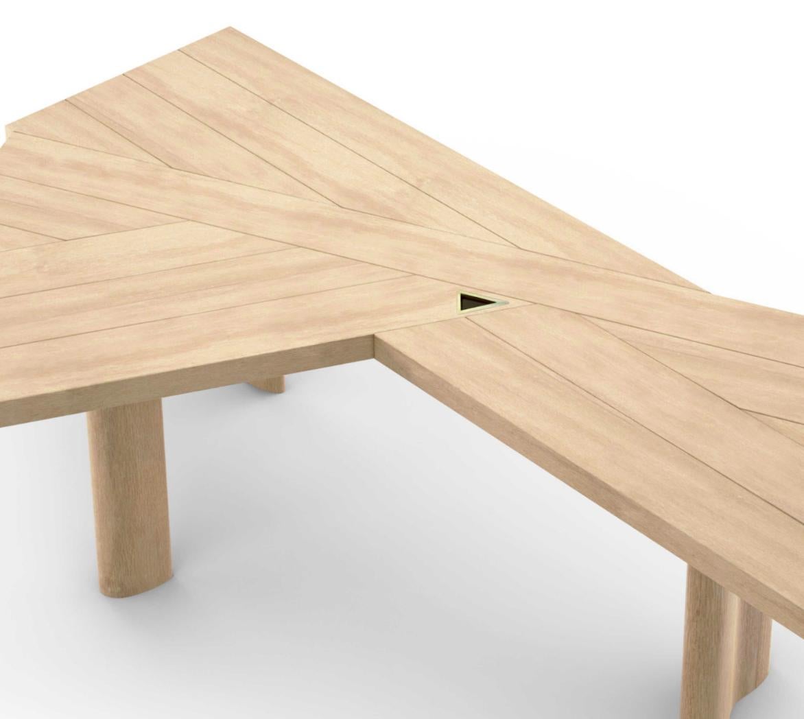 Charlotte Perriand Ventaglio Mesa de trabajo de roble natural para Cassina en venta 1