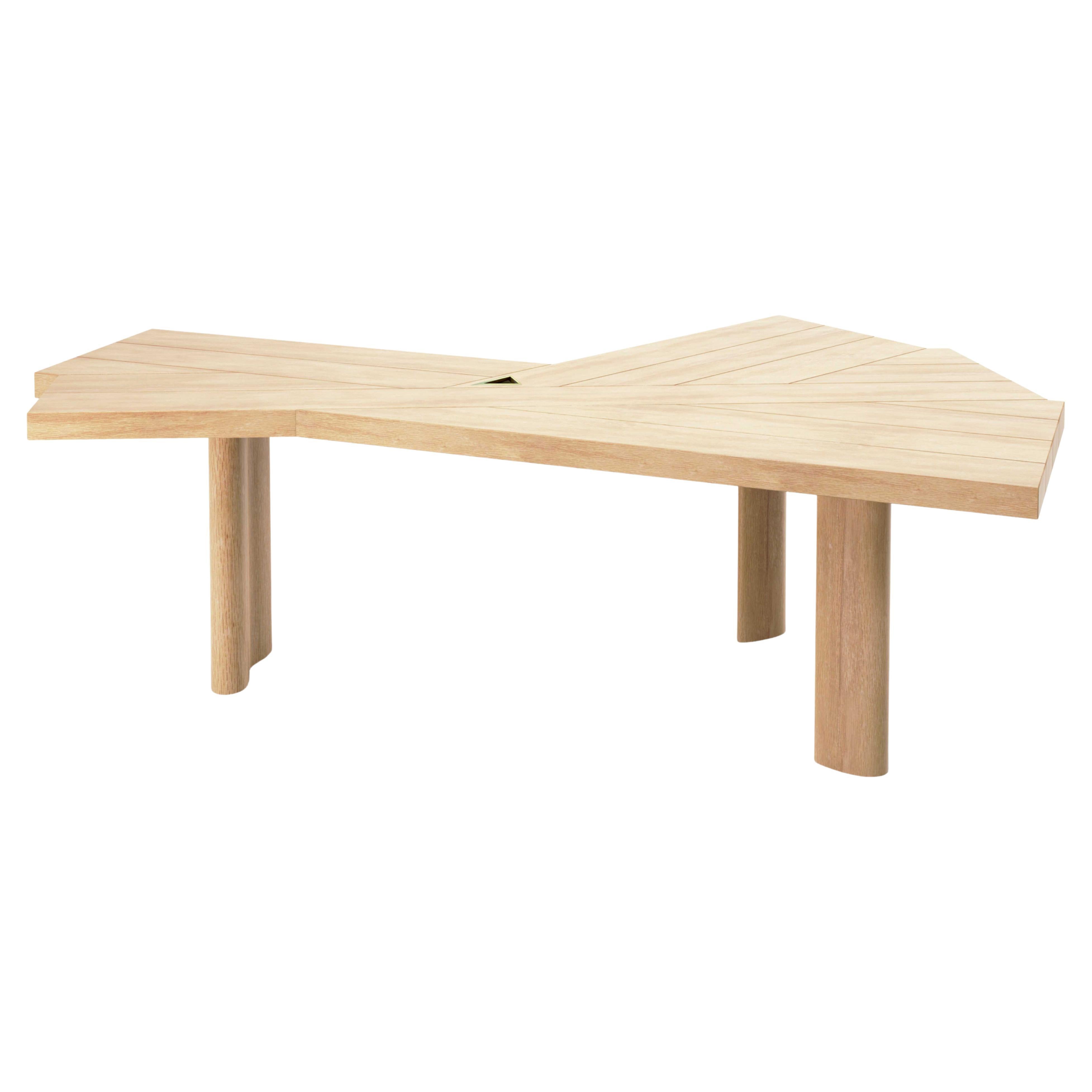 Charlotte Perriand Ventaglio Mesa de trabajo de roble natural para Cassina en venta