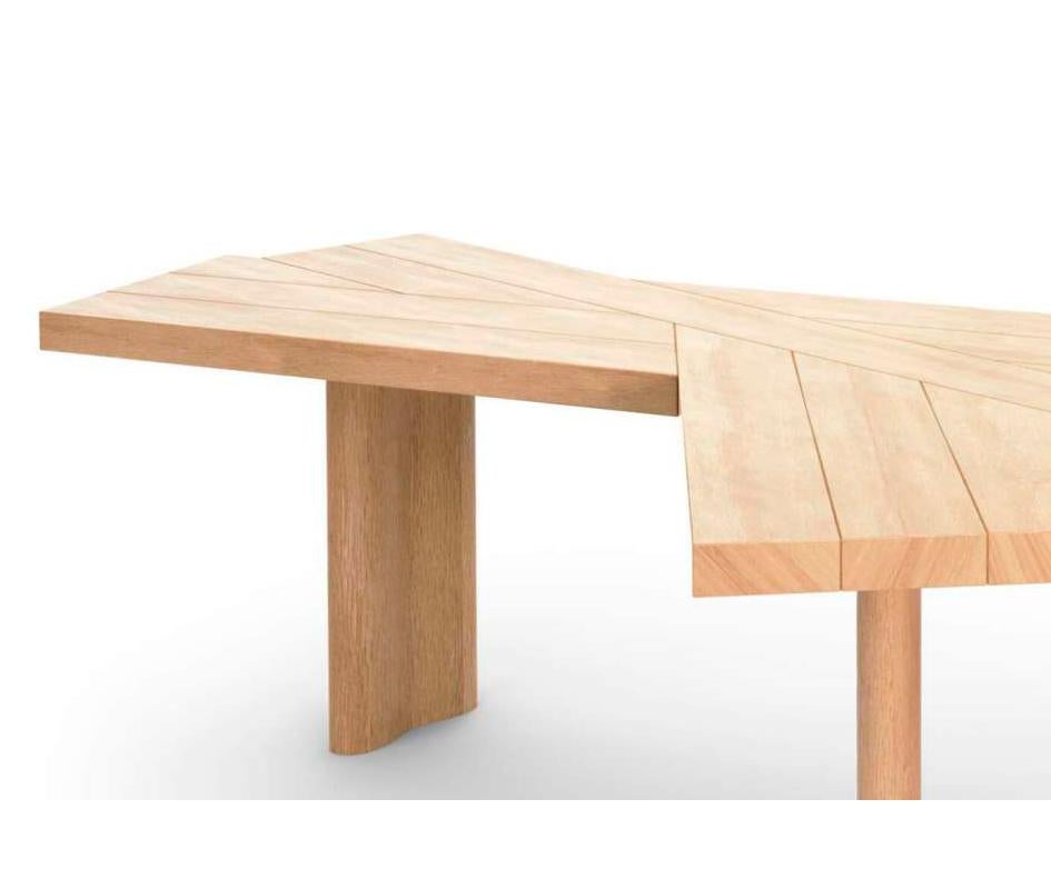 Mid-Century Modern Charlotte Perriand Ventaglio Wood Table by Cassina For Sale