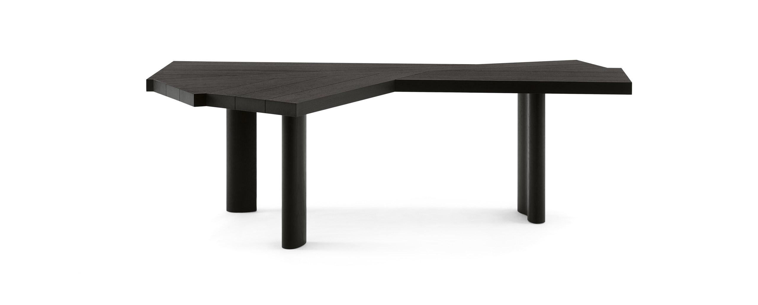 Charlotte Perriand Ventaglio Wood Table by Cassina For Sale 8