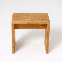 Charlotte Perriand Wood Stool for Les Arcs, France, circa 1960