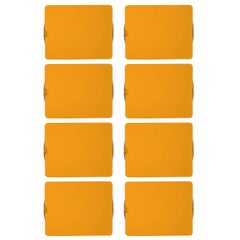 Charlotte Perriand Yellow 'Applique Á Volet Pivotant' Wall Lights