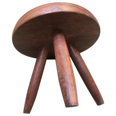 Charlotte Perriand's Berger Stool in Acajou