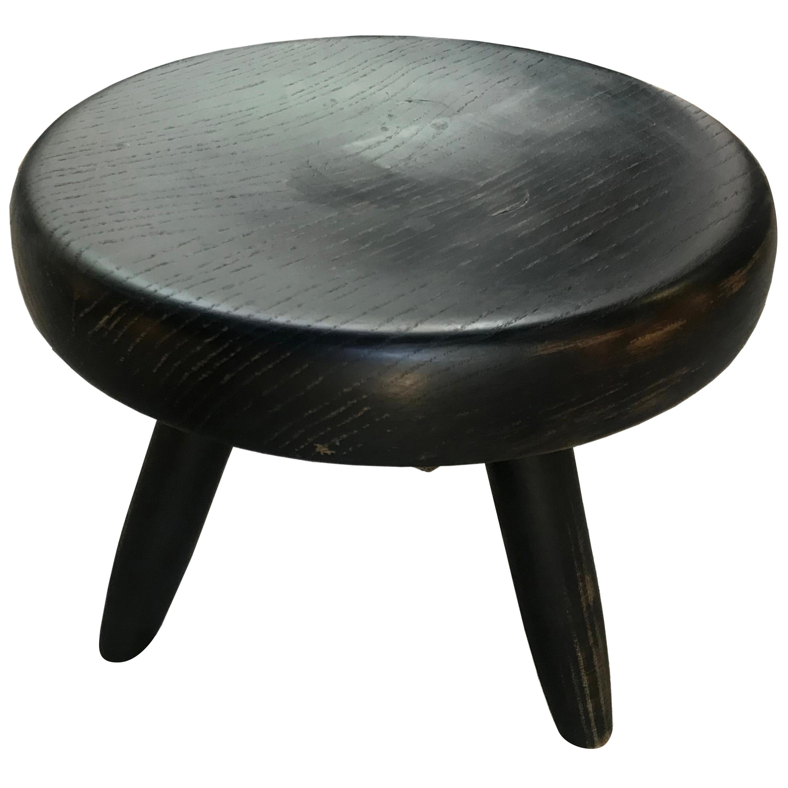 Charlotte Perriand's Rare Black Ash Shepherd’s Stool