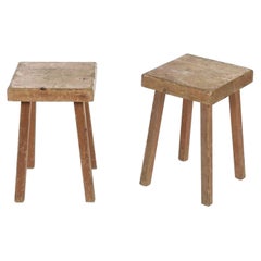 Vintage Charlotte Perriand's Square Stools