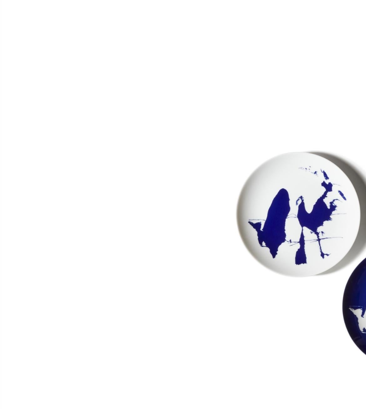 Contemporary Charlotte Prerriand Set of Two Dessert Neige Plates For Cassina For Sale