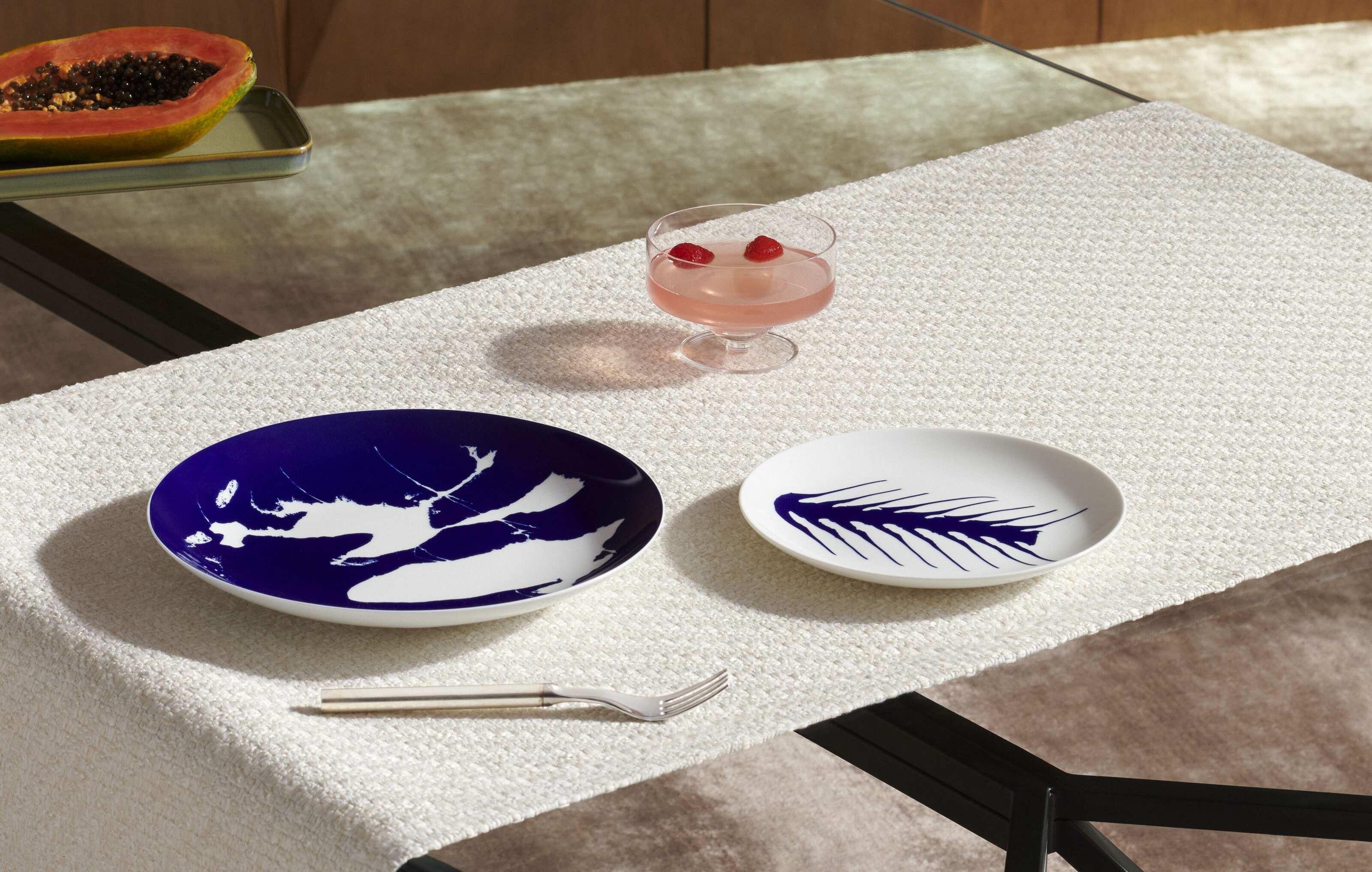 Charlotte Prerriand Set of Two Dessert Plates Arete Plates For Cassina For Sale 3
