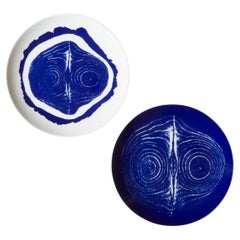 Charlotte Prerriand Set of Two Flat Tronc Plates For Cassina
