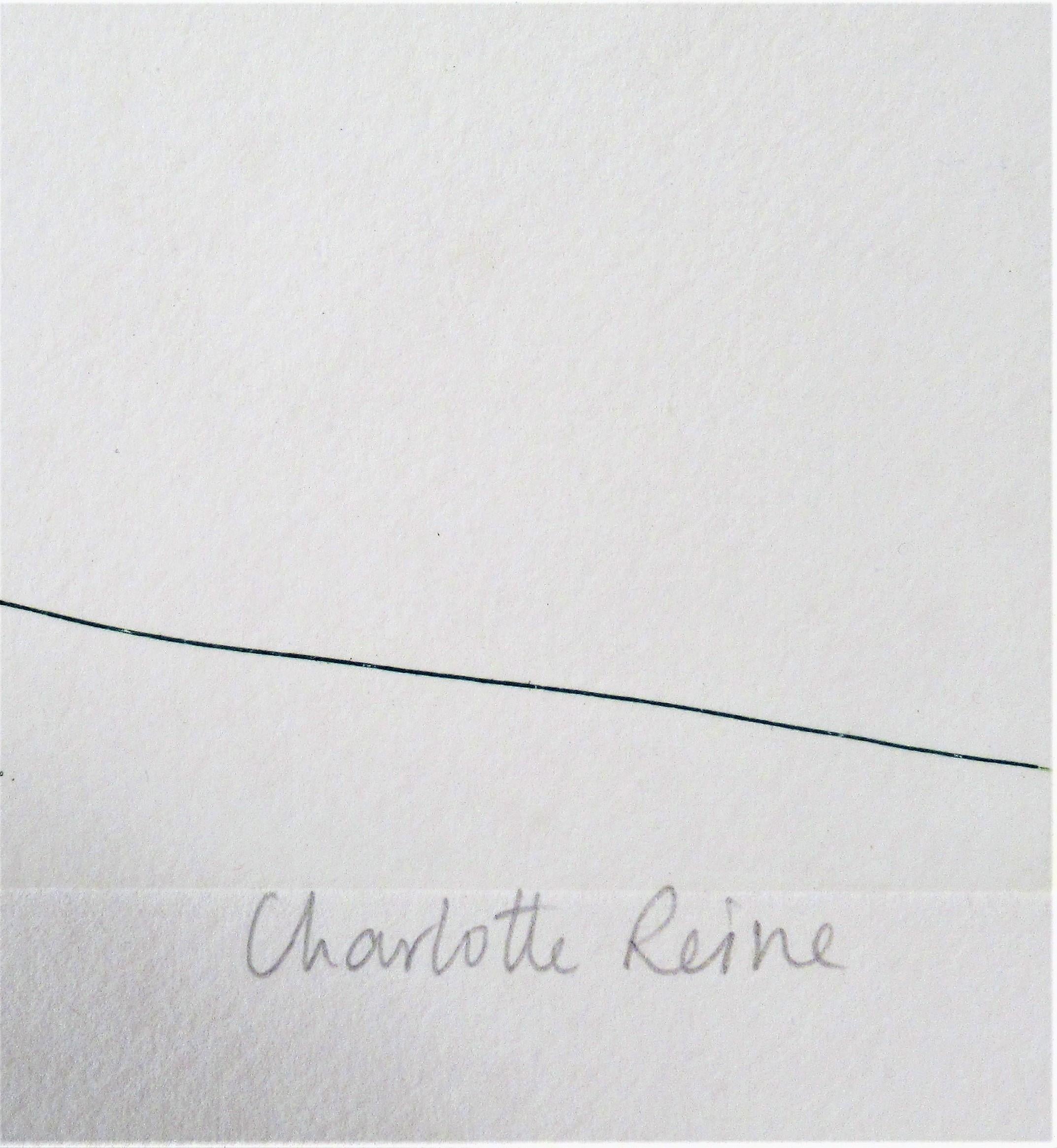 Pastourelle - Gray Figurative Print by Charlotte Reine