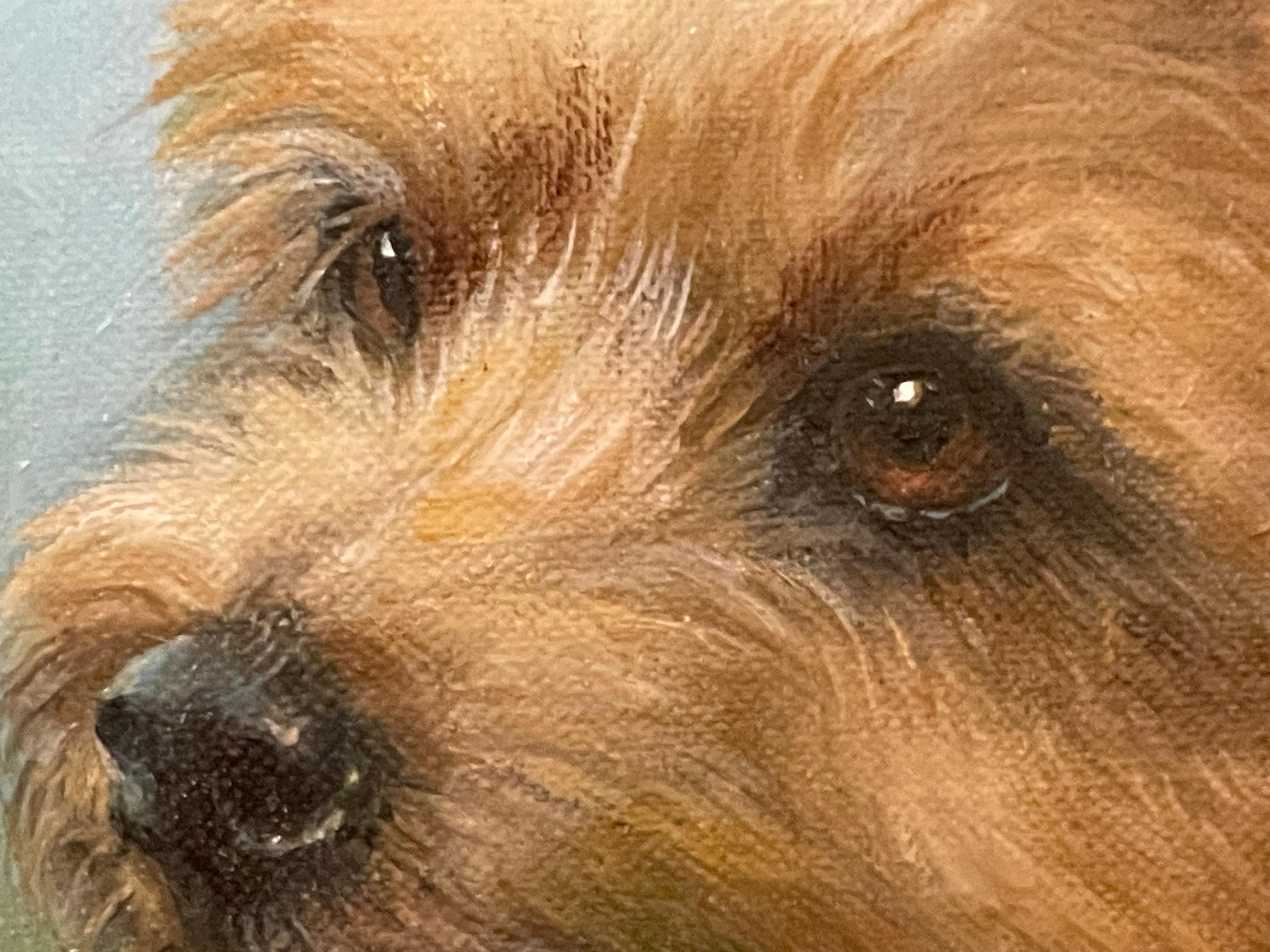 Terrier di Whiting e fiori bianchi XX secolo 5