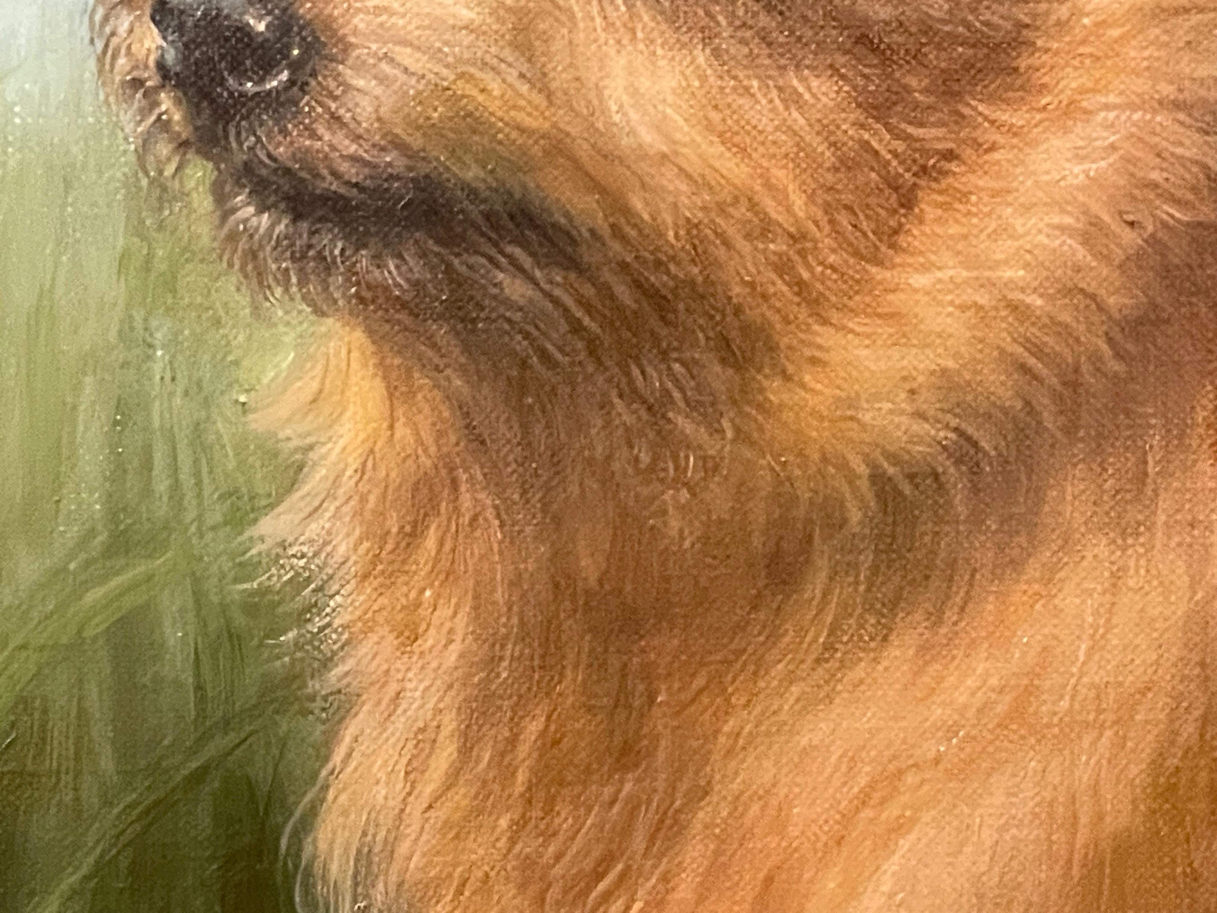 Terrier di Whiting e fiori bianchi XX secolo 3