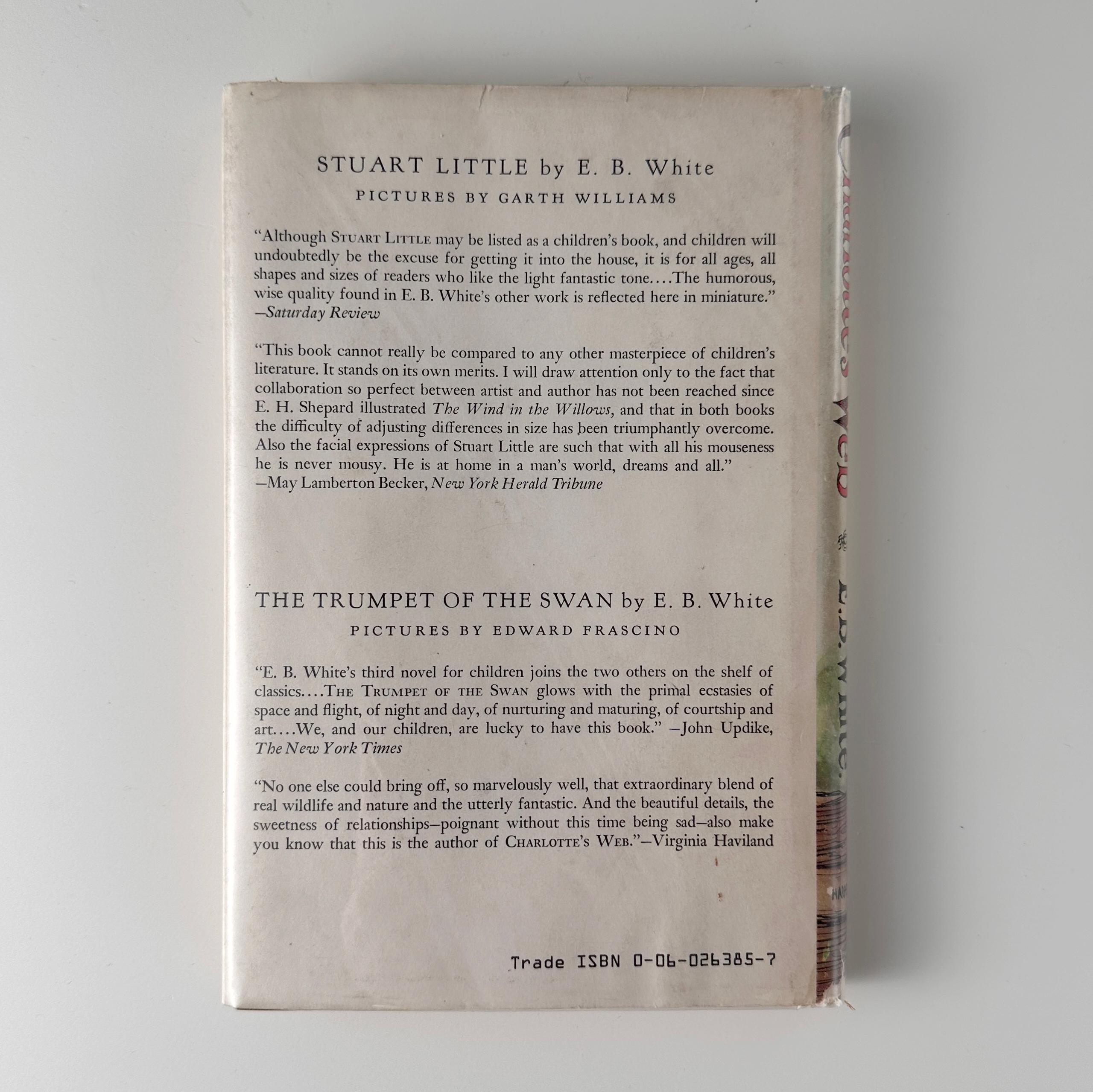Américain Le Web de Charlotte par E. B. White Première édition, première impression, 1952 en vente