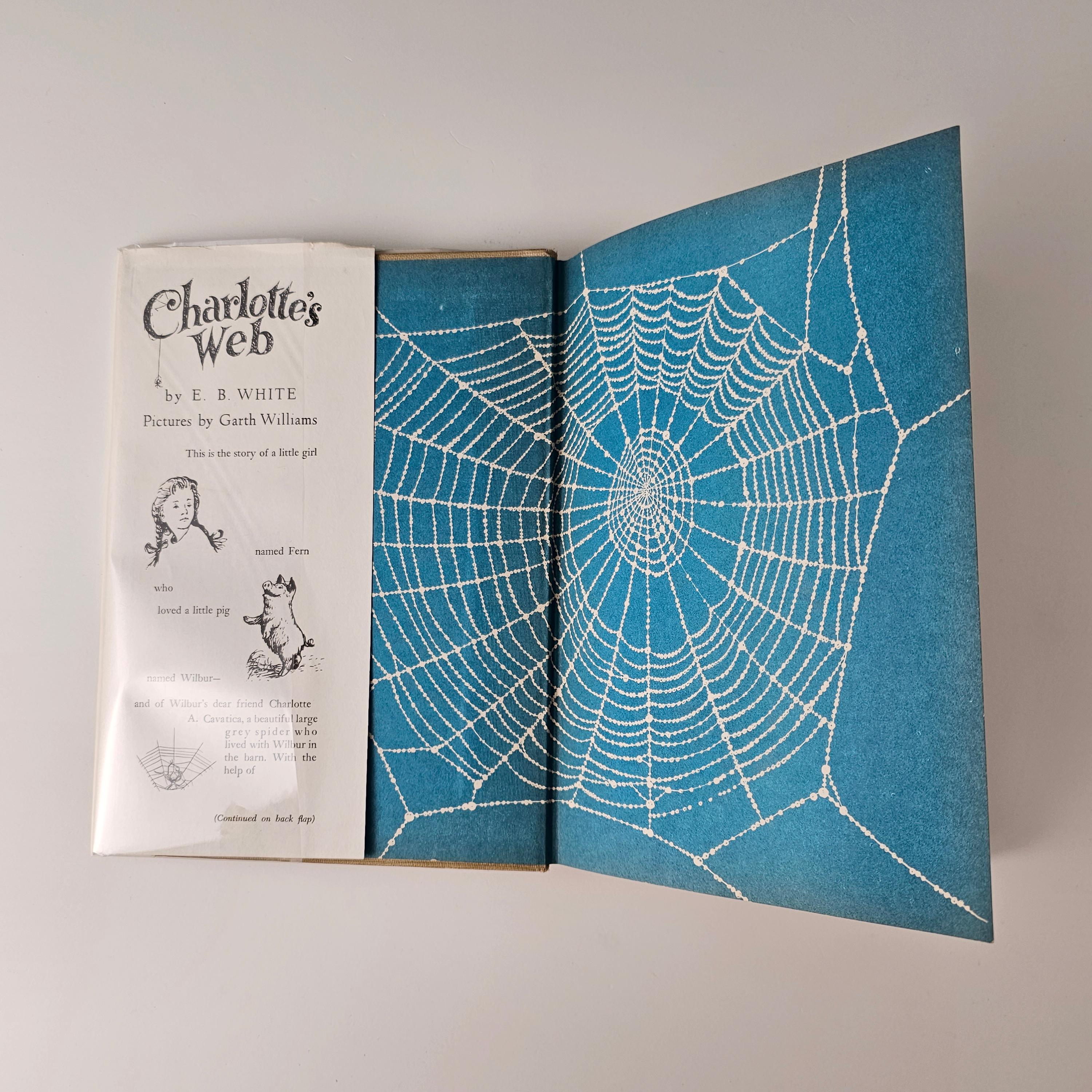 Autre Le Web de Charlotte par E. B. White Première édition, première impression, 1952 en vente
