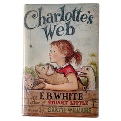 Vintage Charlotte’s Web by E. B. White First Edition, First Printing, 1952