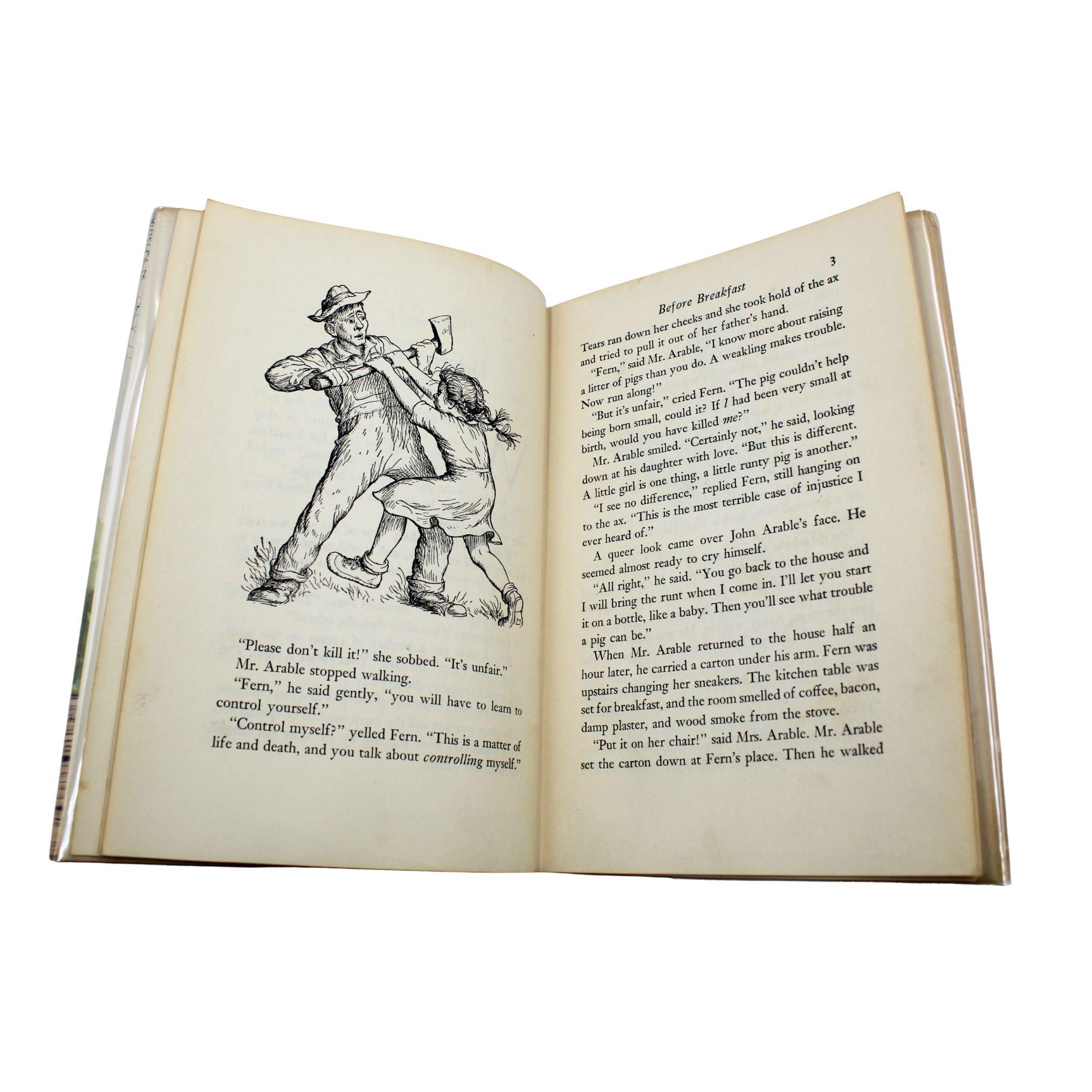 Web de Charlotte par E.B. Whiting, première édition, première impression, DJ s Originals, 1952 en vente 4