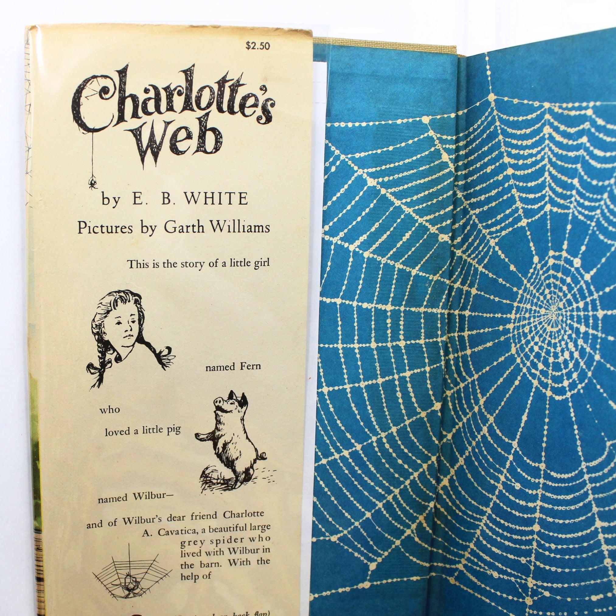 Web de Charlotte par E.B. Whiting, première édition, première impression, DJ s Originals, 1952 Bon état - En vente à Colorado Springs, CO