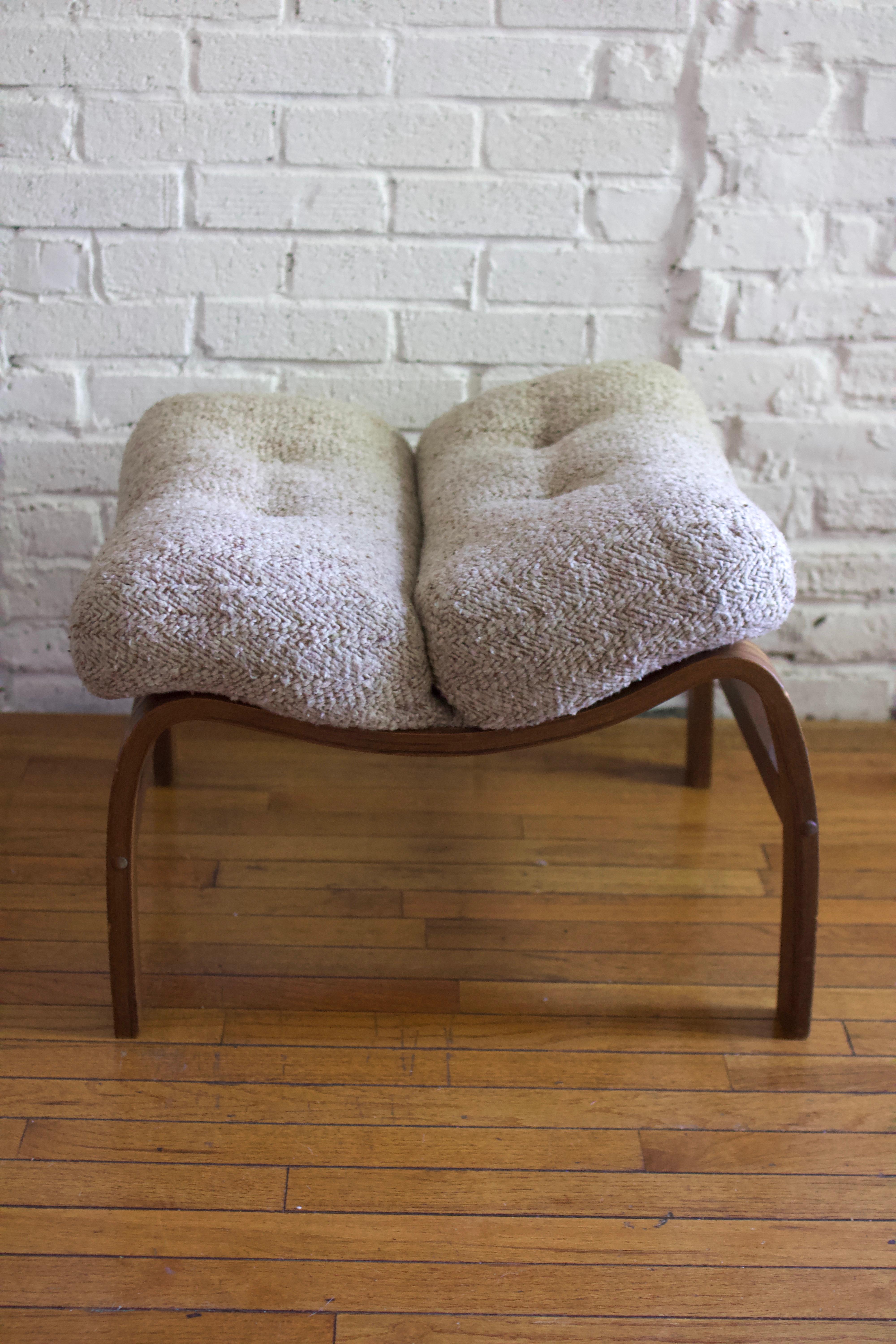 Charlton Bentwood Mid-Century Modern Lounge Chair And Ottoman 13
