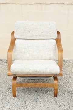 Charlton Century 21 Orbit Lounge Chair Mid Century Modern Vintage Bentwood Frame